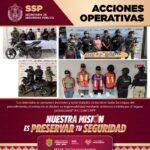 Resultados 7 y 8 de octubre: 30 personas detenidas y el aseguramiento de 170 dosis de presuntas sustancias ilícitas