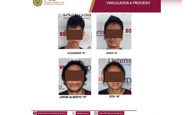 En Poza Rica, 4 personas son vinculadas a proceso por extorsión y secuestro