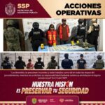 34 detenidos y 120 dosis de presuntas sustancias ilícitas decomisados en operativos coordinados