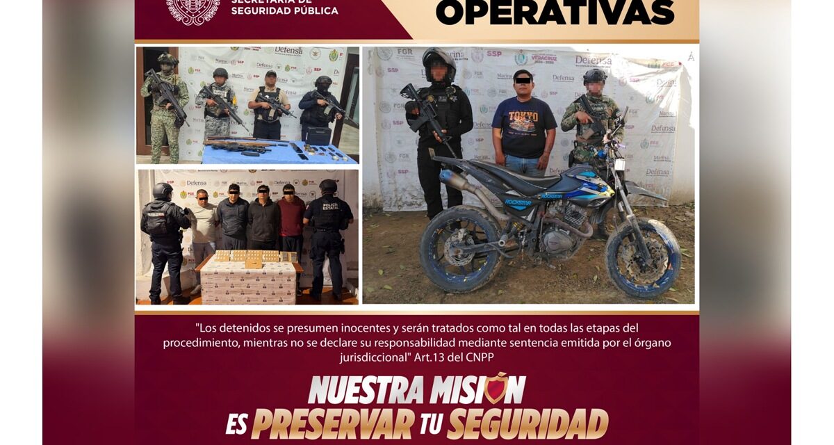 Detienen a presunto integrante de una célula delictiva durante operativos de fin de semana