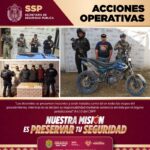 Detienen a presunto integrante de una célula delictiva durante operativos de fin de semana