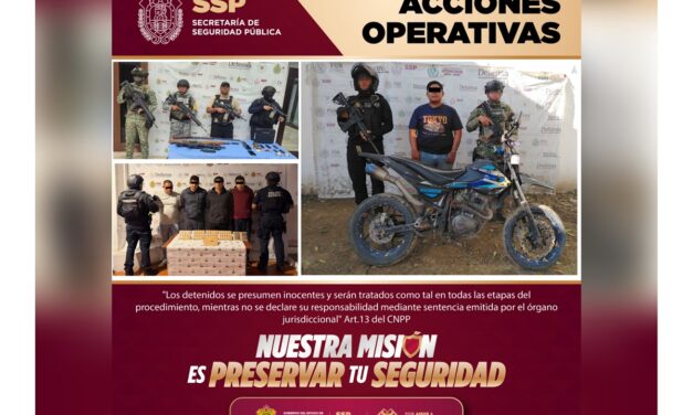 Detienen a presunto integrante de una célula delictiva durante operativos de fin de semana