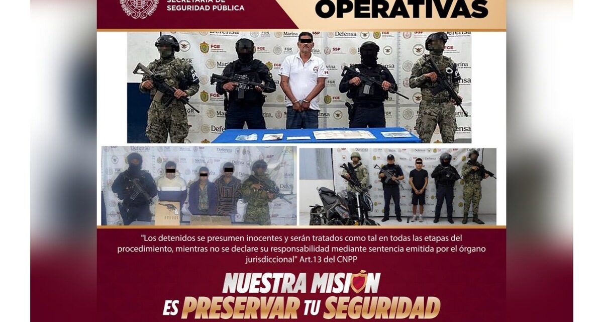 Operativos coordinados: 33 detenidos y seis presuntas víctimas de privación ilegal de la libertad