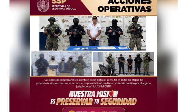 Operativos coordinados: 33 detenidos y seis presuntas víctimas de privación ilegal de la libertad