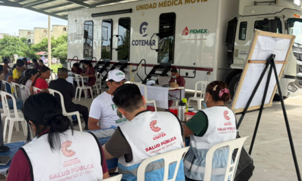Supera Unidad Médica Móvil de Pemex las 19 mil atenciones gratuitas en Coatzacoalcos