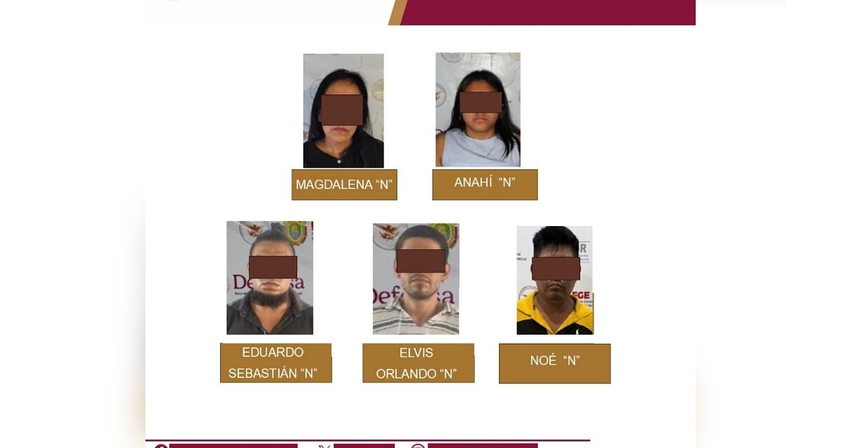 Cinco imputados por extorsión enfrentan procesos penales en Veracruz
