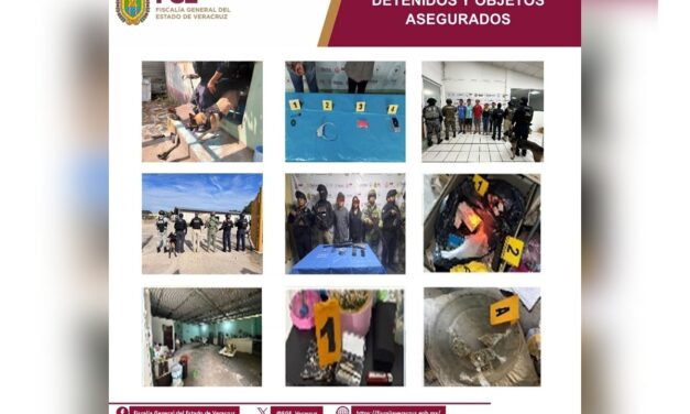 18 cateos en 15 municipios de Veracruz dejan 15 detenidos y fortalecen acciones contra el delito