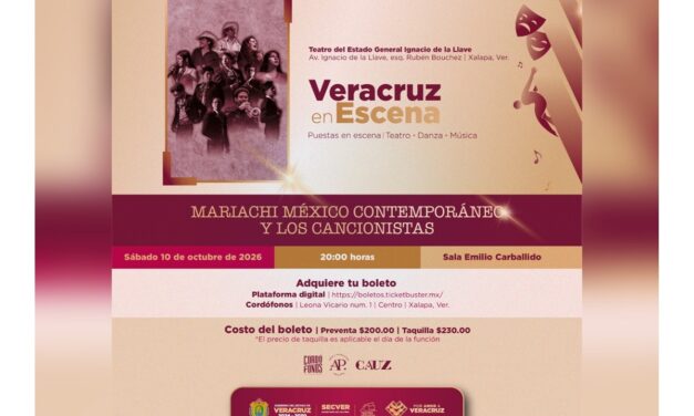Mariachi México Contemporáneo & Los Cancionistas llegan al Teatro del Estado