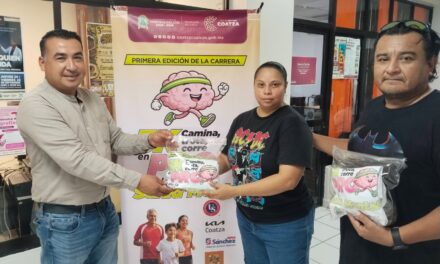Más de 400 personas se suman a la carrera 5K por la salud mental en Coatzacoalcos