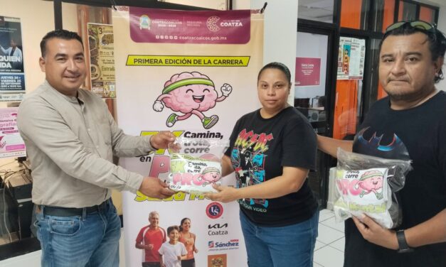 Más de 400 personas se suman a la carrera 5K por la salud mental en Coatzacoalcos