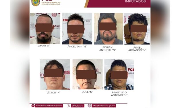 7 imputados por extorsión y secuestro enfrentan procesos penales en Veracruz