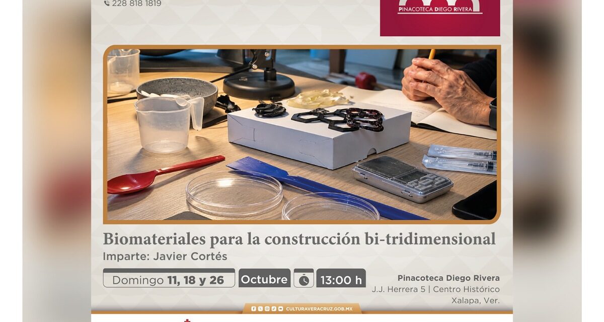 Invita SECVER al taller Biomateriales para la construcción bi-tridimensional