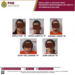 Vinculan a proceso a cinco por homicidio doloso en la colonia Veleros en Coatzacoalcos
