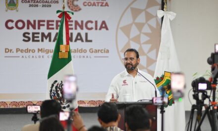 Coatzacoalcos suma 23 mil metros cuadrados de calles rehabilitadas en nueve meses: Pedro Miguel Rosaldo