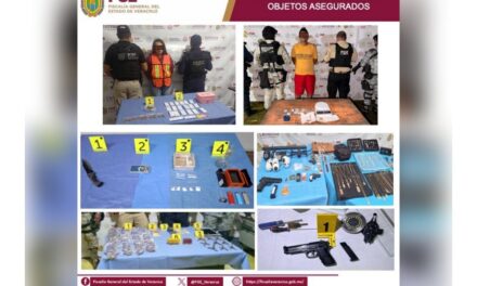 37 cateos en 25 municipios de Veracruz dejan 28 detenidos e indicios asegurados