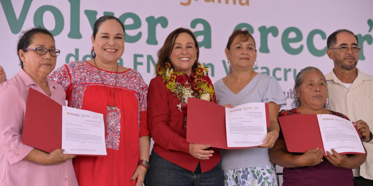 Libera Volver a Crecer adeudos de productores veracruzanos por más de 450 mdp