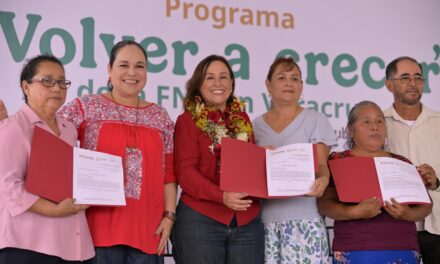 Libera Volver a Crecer adeudos de productores veracruzanos por más de 450 mdp