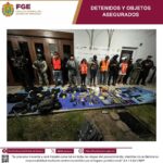 Cateo en Orizaba deja cuatro detenidos en flagrancia, armas e indicios asegurados