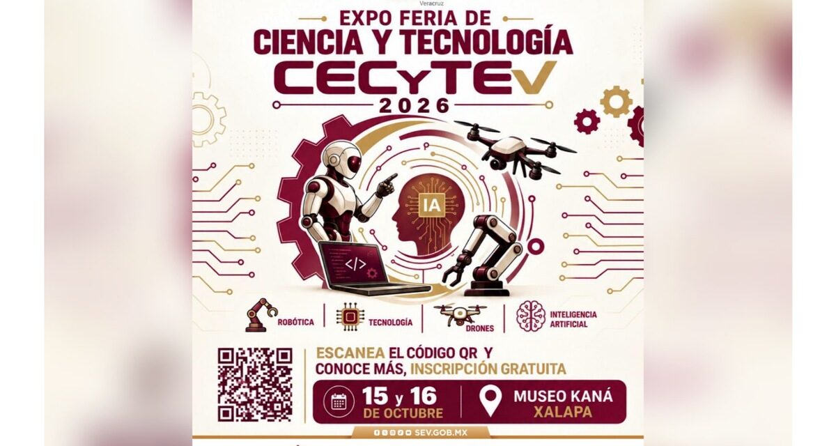 Expo Feria de Ciencia y Tecnología 2026 acercará a jóvenes a la innovación: SEV