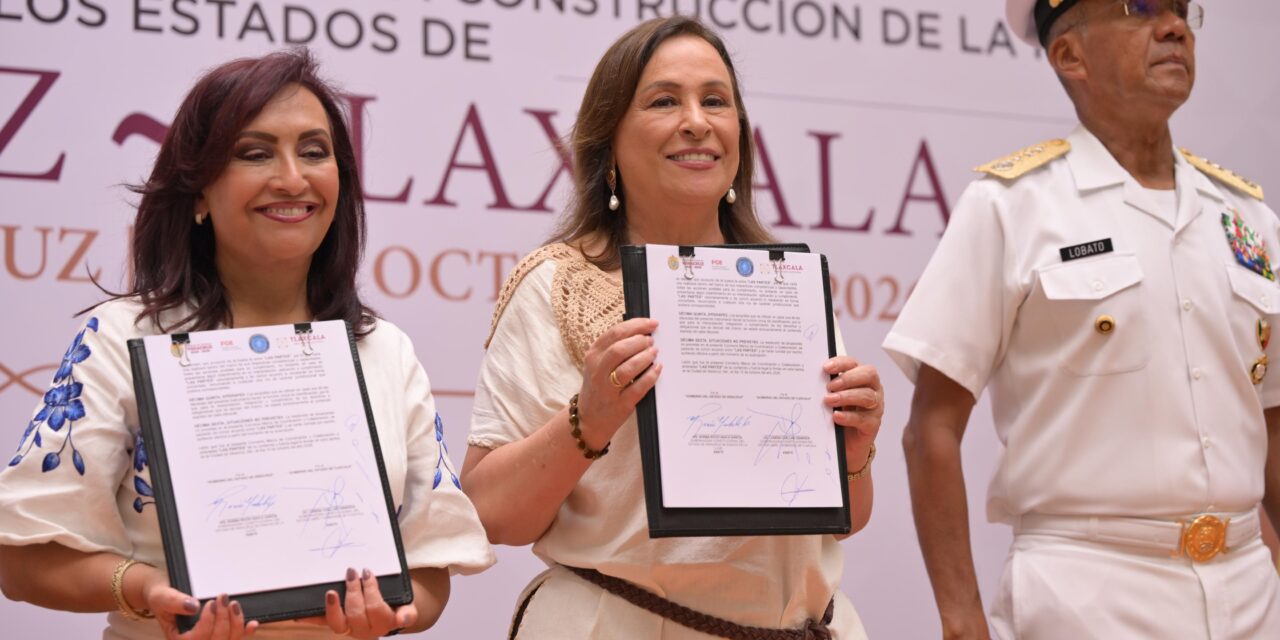 Veracruz suma esfuerzos con Tlaxcala para avanzar en la construcción de la paz en México
