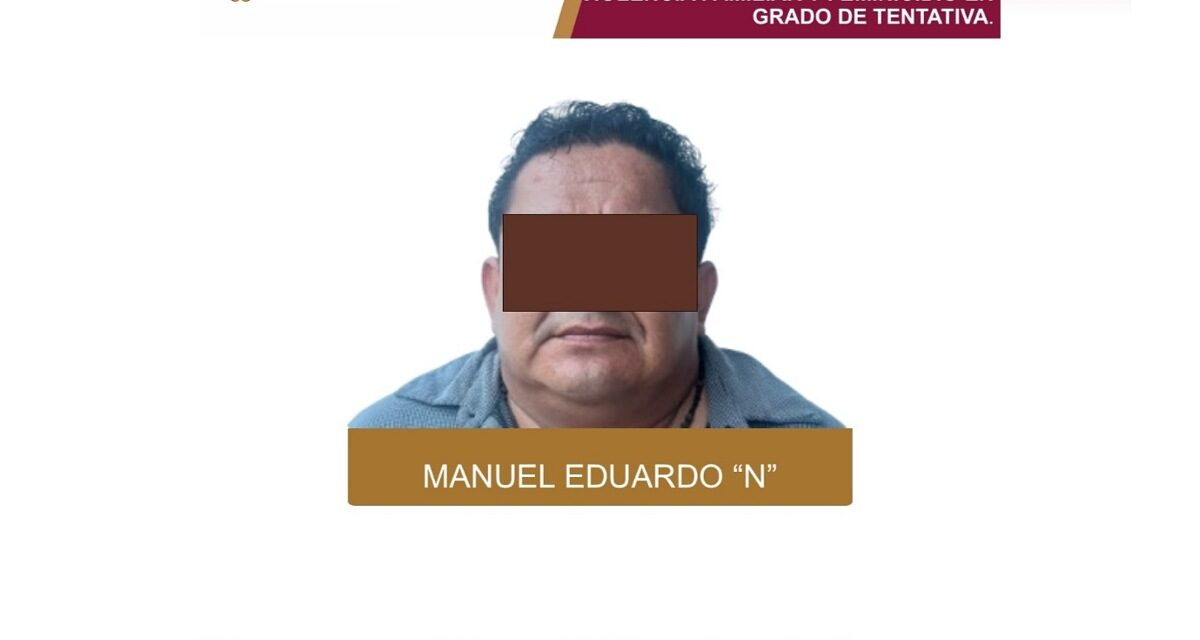Prisión preventiva por violencia familiar y tentativa de feminicidio en Gutiérrez Zamora