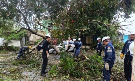 Se activa la Fase de Auxilio del Plan Marina en Coatzacoalcos, Veracruz, ante los efectos del Frente Frío No. 2