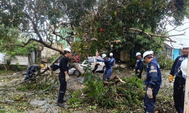 Se activa la Fase de Auxilio del Plan Marina en Coatzacoalcos, Veracruz, ante los efectos del Frente Frío No. 2