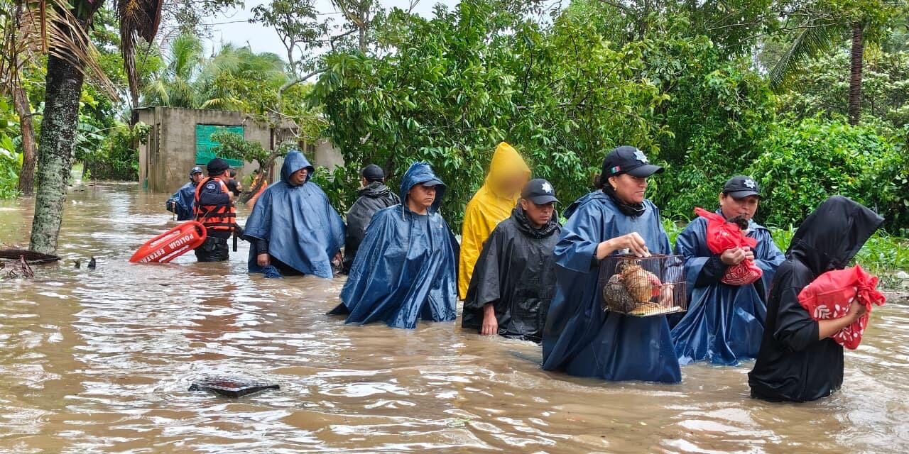 Coatzacoalcos y Nanchital los municipios con mayor afectación por inundaciones