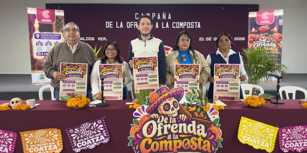 Invitan a la campaña “De la Ofrenda a la Composta” para dar una segunda vida a las flores de Día de Muertos