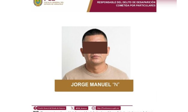Ratifican prisión preventiva contra vinculado a proceso en Coatzacoalcos por desaparición cometida por particulares