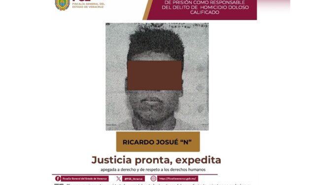 Justicia frente al homicidio: pena de 22 años de prisión en Boca del Río, entre las 120 sentencias condenatorias logradas en Veracruz