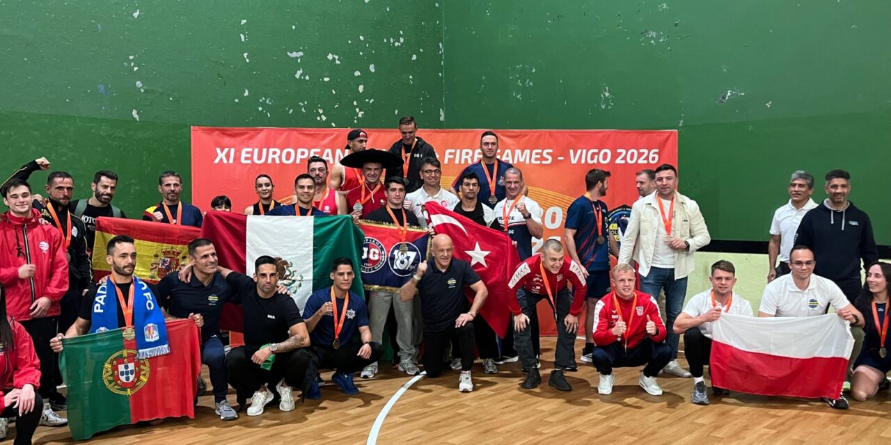 Elementos de la SSP obtienen medallas de oro, plata y bronce en los Juegos Europeos de Policías y Bomberos