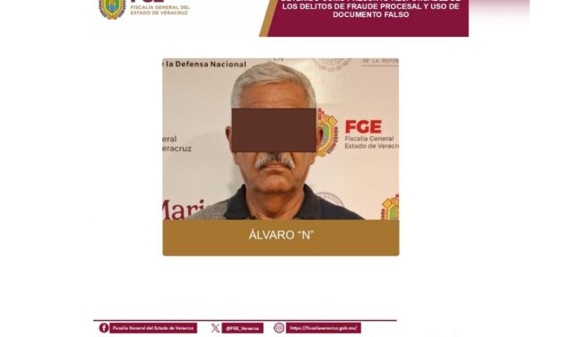 Policía Ministerial ejecuta orden de aprehensión en contra de presunto implicado en los delitos de fraude procesal y uso de documentos falso