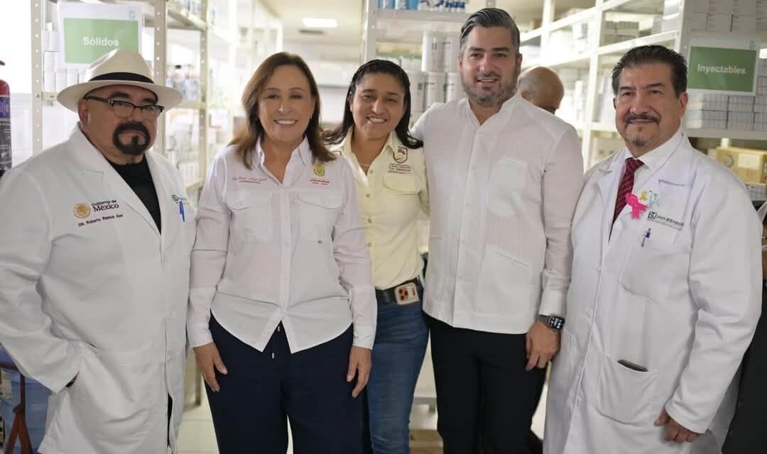 Rocío Nahle: del recorrido hospitalario al abasto de medicamentos
